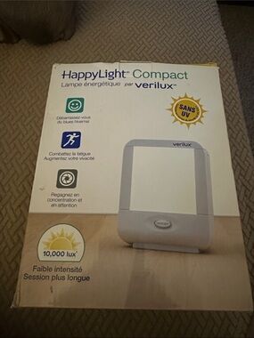 Verilux HappyLight Compact White Energy Lamp
